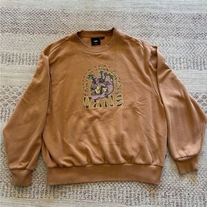 Vans Brown Graphic Crewneck Sweatshirt